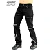 kalhoty gothic BLACK PISTOL Destroy Pants Denim Black 26