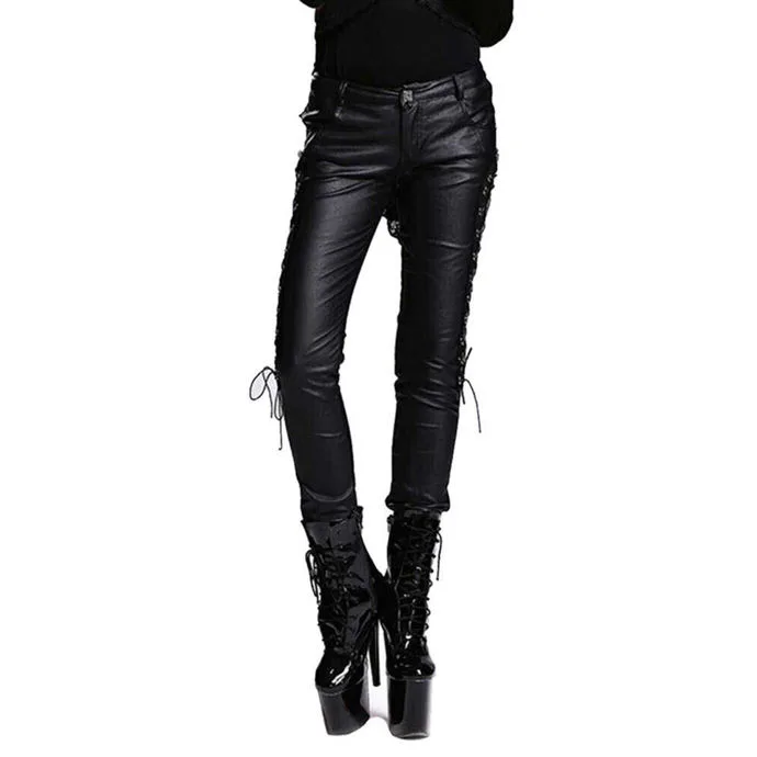 kalhoty gothic DEVIL FASHION Gothic Alcina XL